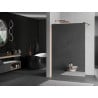 Mexen Kioto dušo siena Walk-in 70 x 200 cm, veidrodis 8 mm, rožinis auksas - 800-070-101-60-50