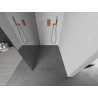 Mexen Kioto Dušo sienelė Walk-in 90 x 200 cm, veidrodis 8 mm, rožinis auksas - 800-090-101-60-50
