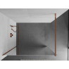Mexen Kioto Dušo sienelė Walk-in 90 x 200 cm, veidrodis 8 mm, rožinis auksas - 800-090-101-60-50
