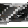 Mexen Kioto dušo sienelė 100 x 200 cm, Veidrodis 8 mm, Rožinio aukso - 800-100-101-60-50