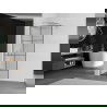 Mexen Kioto dušo siena Walk-in 70 x 200 cm, juoda grotelė 8 mm, chromas - 800-070-101-01-77