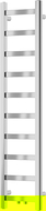 Mexen Bolt rankšluosčių džiovintuvas 1200 x 300 mm, 189 W, chromas - W126-1200-300-00-01