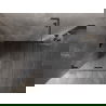 Mexen Lunar-F L sulankstoma dušo kabina kairinė 70 x 70 cm, skaidri, kulkos metalas - 836L-070-070-95-00-L