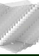 Mexen Lunar-F L sulankstoma dušo kabina kairė 90 x 70 cm, skaidrus, šlifuotas nikelis - 836L-090-070-97-00-L