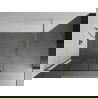 Mexen Kioto dušo sienelė 110 x 200 cm, Skaidrus/Juodas raštas 8 mm, Auksinė - 800-110-101-50-77