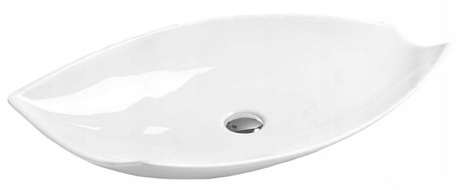 Mexen Delia stalviršinis praustuvas 74 x 38 cm, baltas - 21857400