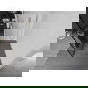 Mexen Kioto+ dušo sienelė su lentyna ir bėgeliu 120 x 200 cm, Skaidrus/Juodas raštas 8 mm, Chromo - 800-120-121-01-78