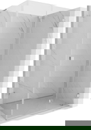 Mexen Lunar-F L dušo kabina sulankstoma dešinė 90 x 70 cm, skaidri, chromuota - 836L-090-070-01-00-P