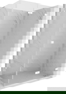 Mexen Lunar-F L sulankstoma dušo kabina dešinė 80 x 70 cm, skaidrus, baltas - 836L-080-070-20-00-P