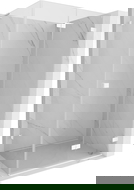 Mexen Lunar-F L sulankstoma dušo kabina dešinė 90 x 70 cm, permatoma, balta - 836L-090-070-20-00-P