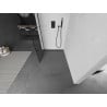 Mexen Kioto dušo siena Walk-in 80 x 200 cm, juodas tinklelis 8 mm, juodas - 800-080-101-70-77