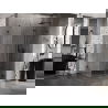 Mexen Lunar-F dušo kabina, dešinė 95 x 80 cm, permatoma, juoda - 836-095-080-70-00-P