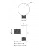 Mexen kampinis prijungimas, juodas - 79346-70