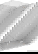 Mexen Lunar-F lankstoma dušo kabina, dešinė 90 x 70 cm, skaidri, šlifuotas nikelis - 836-090-070-97-00-P