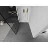 Mexen Kioto dušo siena Walk-in 130 x 200 cm, juodas raštas 8 mm, auksinė - 800-130-101-50-78