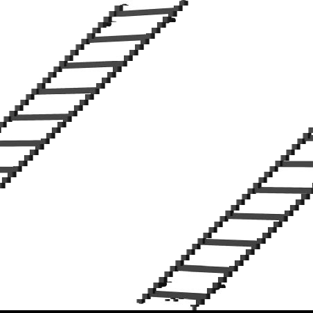 Mexen Bolt vonios kambario radiatorius 1500 x 400 mm, 342 W, juodas - W126-1500-400-00-70