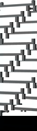 Mexen Bolt vonios radiatorius 1500 x 500 mm, 389 W, antracitas - W126-1500-500-00-66
