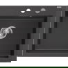 Mexen Elix granito plautuvė 1 skyrius 600 x 500 mm, juoda dėmėta, chromuotas sifonas - 6525601005-76