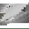 Mexen Kioto dušo sienelė Walk-in 140 x 200 cm, matinė 8 mm, juoda - 800-140-101-70-30