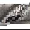 Mexen Lunar-F L dešinė sulankstoma dušo kabina 80 x 80 cm, skaidri, šlifuotas varis - 836L-080-080-65-00-P