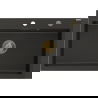 Mexen Elix granitinis virtuvės kriauklė, 1 skyrius, 800 x 500 mm, juoda/auksinė metalik, sifonas auksinis - 6527801005-75-G