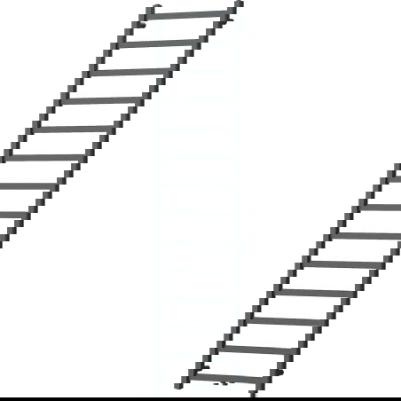 Mexen Bolt vonios radiatorius 1800 x 500 mm, 460 W, antracitas - W126-1800-500-00-66