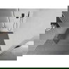 Mexen Kioto dušo sienelė Walk-in 140 x 200 cm, skaidri/ matinė 8 mm, juoda - 800-140-101-70-35