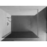 Mexen Kioto dušo sienelė Walk-in 130 x 200 cm, grafitas 8 mm, chromas - 800-130-101-01-40
