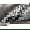 Mexen Lunar-F L sulankstoma dušo kabina dešinė pusė 95 x 70 cm, permatoma, ginkluoto metalo - 836L-095-070-95-00-P