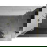 Mexen Kioto dušo sienelė 140 x 200 cm, Grafito 8 mm, Auksinė - 800-140-101-50-40