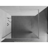 Mexen Kioto dušo sienelė Walk-in 130 x 200 cm, veidrodis 8 mm, chromas - 800-130-101-01-50