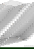 Mexen Lunar-F L sulankstoma dešinė dušo kabina 85 x 70 cm, skaidri, šlifuotas nikeliu - 836L-085-070-97-00-P