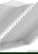 Mexen Lunar-F L sulankstomas dušo kabina dešinys 90 x 70 cm, skaidrus, šlifuotas nikelis - 836L-090-070-97-00-P