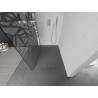 Mexen Kioto dušo sienelė Walk-in 130 x 200 cm, baltas raštas 8 mm, chromuotas - 800-130-101-01-85