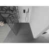 Mexen Kioto dušo sienelė Walk-in 70 x 200 cm, baltas raštas 8 mm, juodas - 800-070-101-70-85