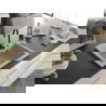 Mexen Elix virtuvinis granitinis plautuvas, 1 skyrius, 600 x 500 mm, smėlio spalvos, juodas sifonas - 6525601005-69-B