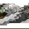 Mexen Elix granito plautuvė su vienu dubeniu 600 x 500 mm, juoda su dėmėmis, juodas sifonas - 6525601005-76-B