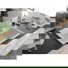 Mexen Elix granito kriauklė, 1 skyrius, 700 x 500 mm, balta, chromo sifonas - 6526701005-20