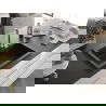 Mexen Elix granitinė vienaaukštė plautuvė 700 x 500 mm, juoda/sidabrinė metaliko, chromo sifonas - 6526701005-73