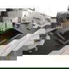 Mexen Elix granitinė kriauklė 1 skyrius 700 x 500 mm, juoda/sidabrinė metalik, auksinis sifonas - 6526701005-73-G
