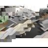 Mexen Elix granitinė virtuvės kriauklė, 1 skyrius, 700 x 500 mm, smėlio spalvos, juodas sifonas - 6526701005-69-B
