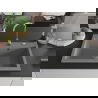Mexen Elix vienos kameros granitinė plautuvė 800 x 500 mm, pilka, chromuotas sifonas - 6527801005-71