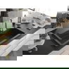 Mexen Elix granito virtuvės plautuvė, 1 skyrius, 800 x 500 mm, juoda dėmėta, chromuota sifonu - 6527801005-76