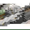 Mexen Elix granitinė virtuvių plautuvė 1-skyrius 800 x 500 mm, pilka, auksinė sifono apdaila - 6527801005-71-G