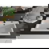 Mexen Elix granitinė virtuvės kriauklė 1-sekcijos 800 x 500 mm, balta, juodas sifonas - 6527801005-20-B
