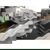 Mexen Elix granito kriauklė su viena kamera 800 x 500 mm, juoda/auksinė metalik, juodas sifonas - 6527801005-75-B
