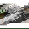 Mexen Elix granitinė vienos kameros kriauklė 800 x 500 mm, juodos dėmėtos spalvos, juodas sifonas - 6527801005-76-B