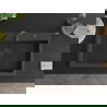 Mexen Elix granitinė vienos kameros kriauklė 800 x 500 mm, juodos dėmėtos spalvos, juodas sifonas - 6527801005-76-B