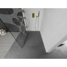 Mexen Kioto Dušo sienelė Walk-in 90 x 200 cm, balta banga 8 mm, auksinė - 800-090-101-50-97