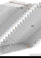 Mexen Lunar T dušo kabina, atidaroma dešinė, 110 x 100 cm, permatoma, rožinio aukso - 834T-110-100-60-00-P